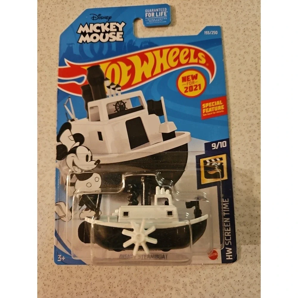 HOT WHEELS HW SCREEN TIME DISNEY MICKY MOUSE DISNEY STEAMBOAT  9/10 DIECAST